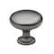 Gliderite Hardware 1-1/8 in. Pewter Classic Round Cabinet Knob, 5PK 5411-BP-5 - alternate 1